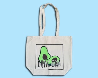 Guac On Canvas Tote Bag