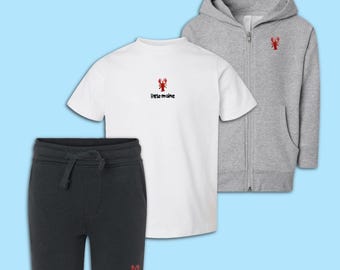 Little Maine Lobster Toddler Outfit Set