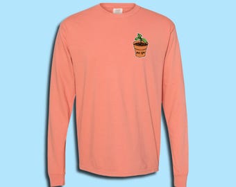 Pot Life—Adult Unisex Comfort Colors Long Sleeve Tee