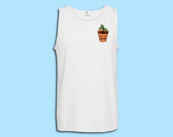 Pot Life Adult Unisex Comfort Colors Cotton Tank Top