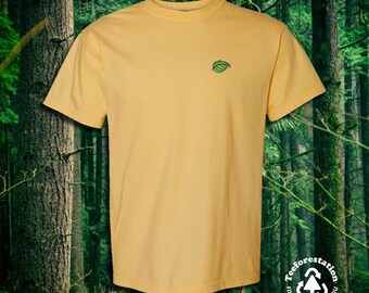 Basil Leaf T-Shirt with Seed Paper Pod (Basil Seeds)
