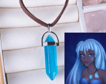 Princess Kida Necklace Atlantis The Lost Empire Necklace cosplay necklace
