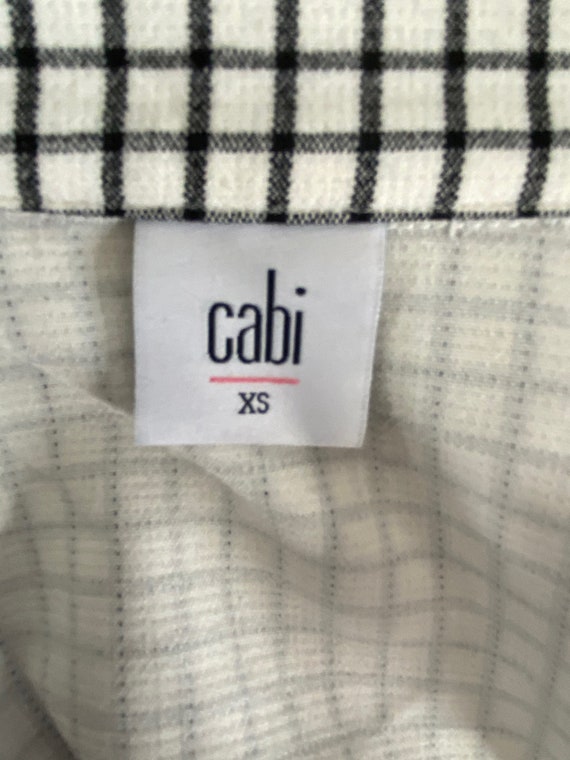 CAbi Cropped Windowpane Jacket/Blazer - image 7