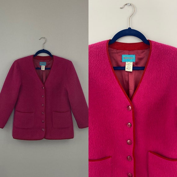 Vintage Kenzo Wool-Blend Jacket - image 1