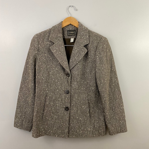 Louben Wolle Tweed Blazer