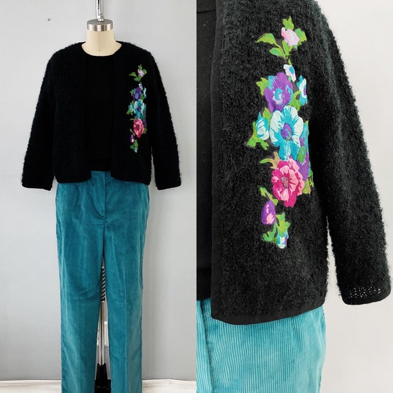 Tabak of California Vintage Cropped Cardigan with
