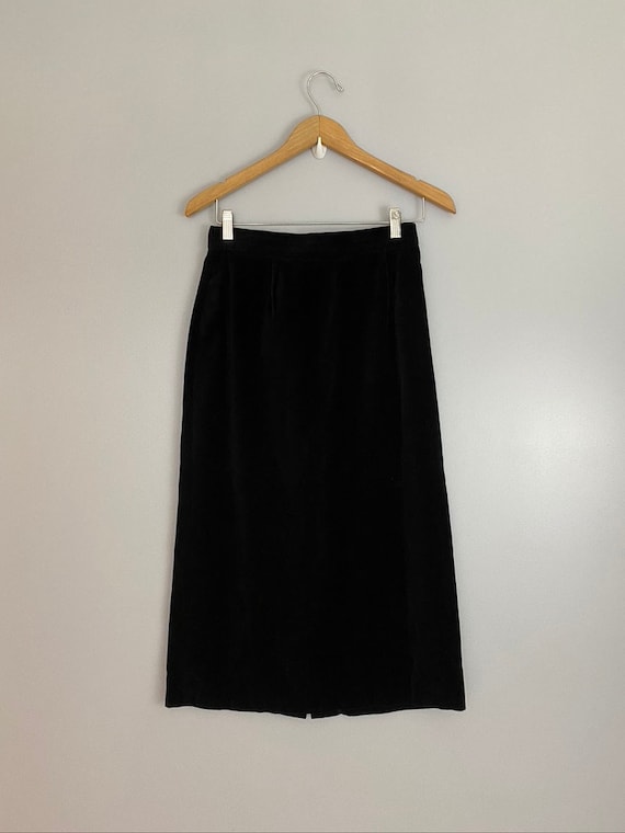 Vintage Cos Cob Velvet Maxi Skirt - image 1