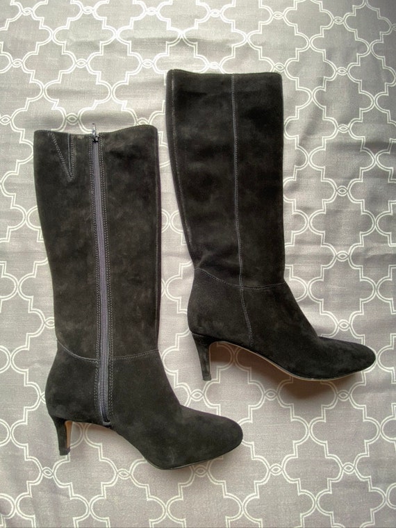 Corso Como Suede Tall Boots W/ Zippers - Etsy