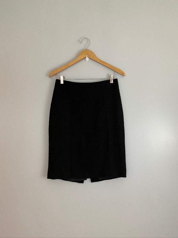 Karl Lagerfeld Cotton Tweed Skirt