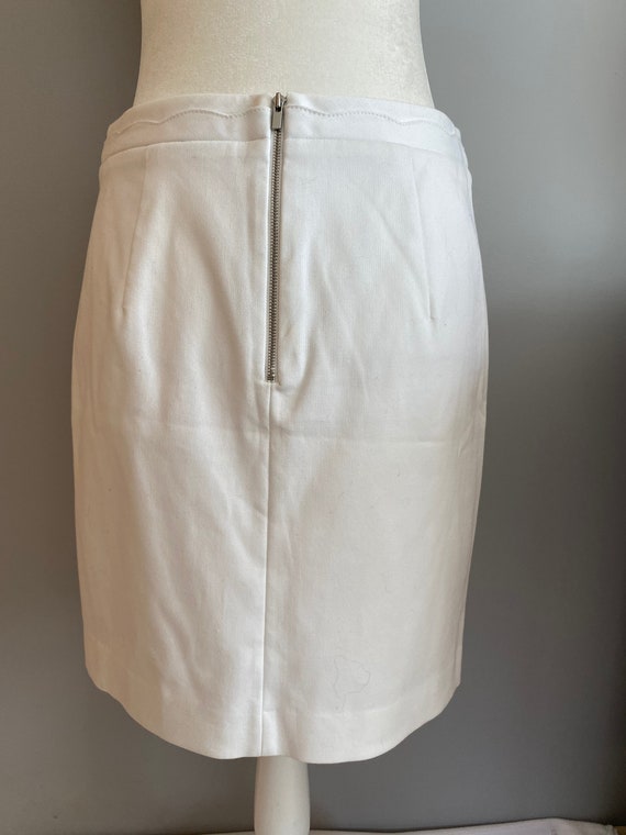 Vintage 1990s Banana Republic White Skirt - image 3