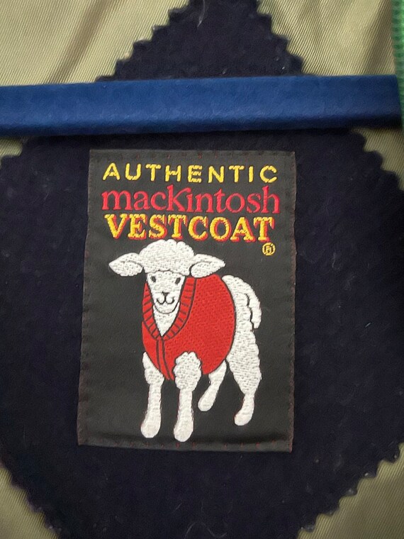Vintage Mackintosh Vestcoat in 100% Wool - image 4
