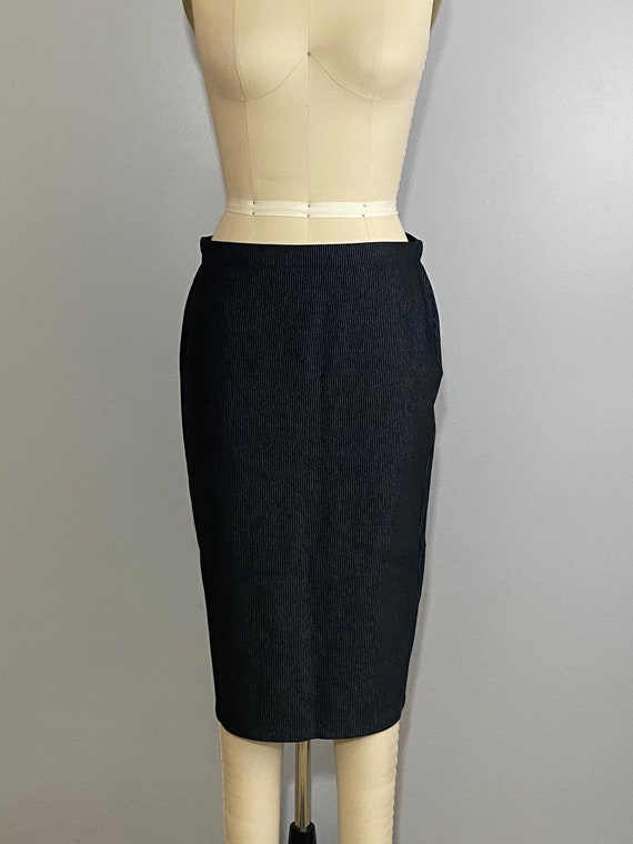 NWT Max Studio Pinstripe Knit Skirt