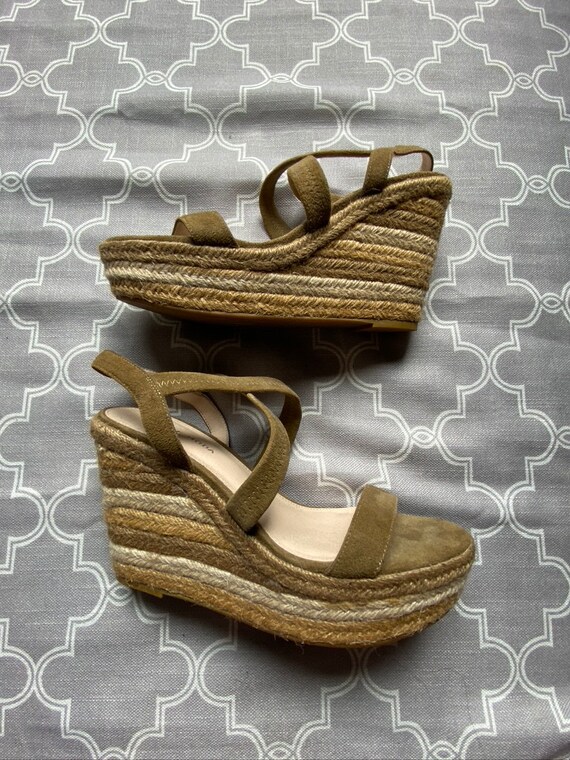 NWOT Pelle Moda Raia Espadrille Wedge Sandal