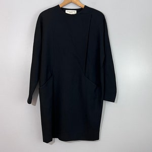 jones new york long sleeve dress Jones New York Black Long Sleeve Maxi Dress Size 12 NWT