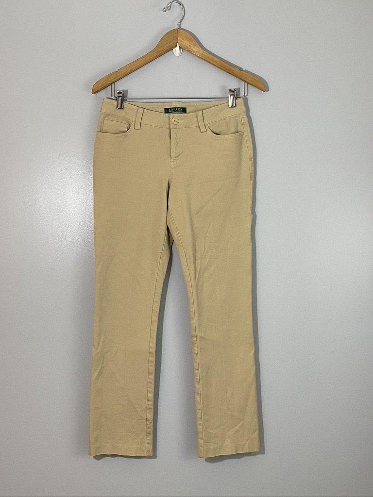 Lauren Ralph Lauren Tan Stretch Jeans 
