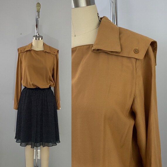 Vtg. Sailor Collar Blouse by Jag