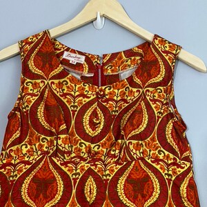 Stunning 1960s Vintage Maxi Dress w/ Fitted Bust image 3