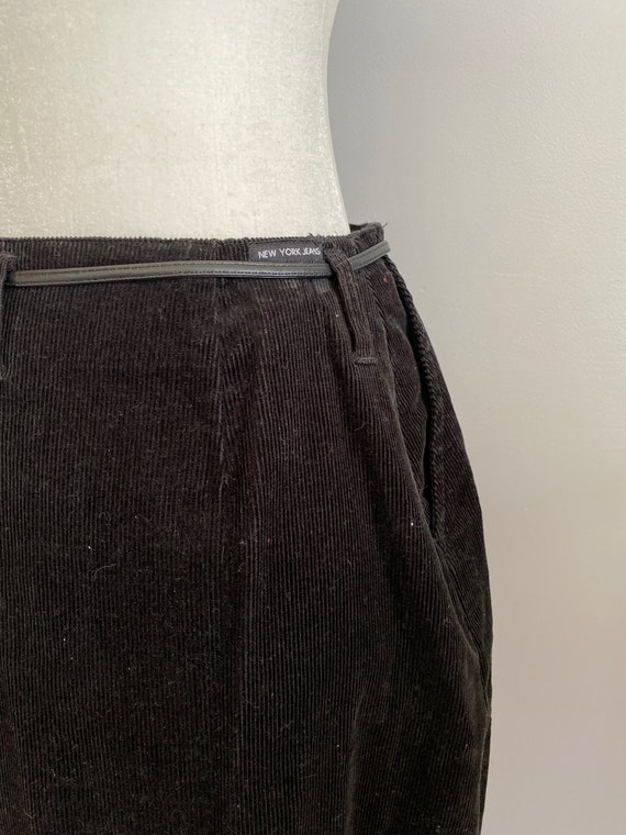 1990s New York Jeans Corduroy Mini Skirt - image 2