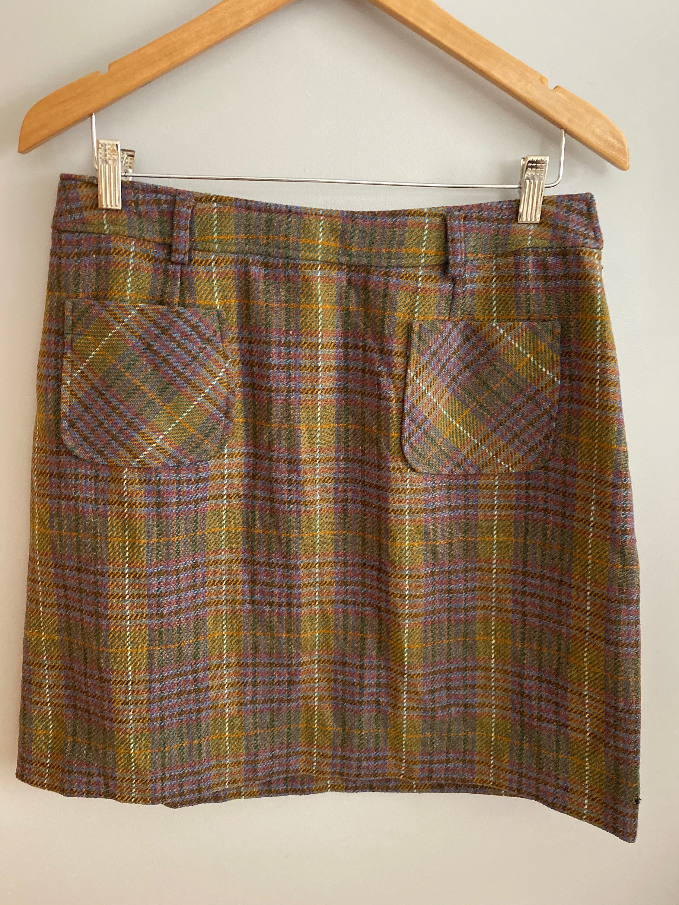 Jupe Marron Liz Claiborne - Taille 1 (Juniors) - Coupe A-Line - Occasion Très Bon État