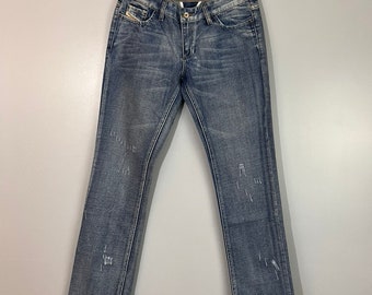 Diesel Straight Leg 100% Cotton Italian Made LIght Wash Jeans