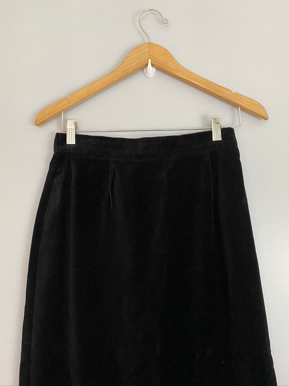 Vintage Cos Cob Velvet Maxi Skirt - image 2