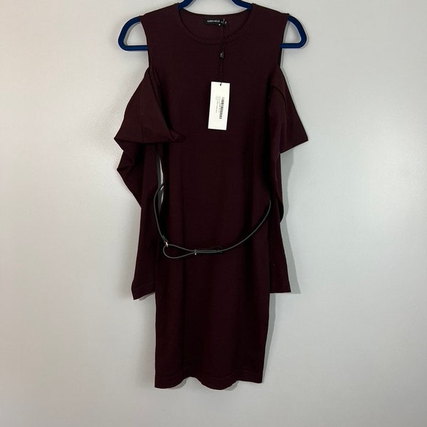 NWT Karen Millen Cold Shouldered Knitted Dress