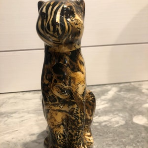 Serengeti Cheetah Lacquered Figurines LaVie South Africa patchwork