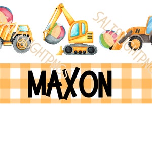 Construction Vehicles with Beachball PNG, Boys Beach PNG, Bulldozer Beachball Sublimation Design, Construction Cars Sublimation Designs