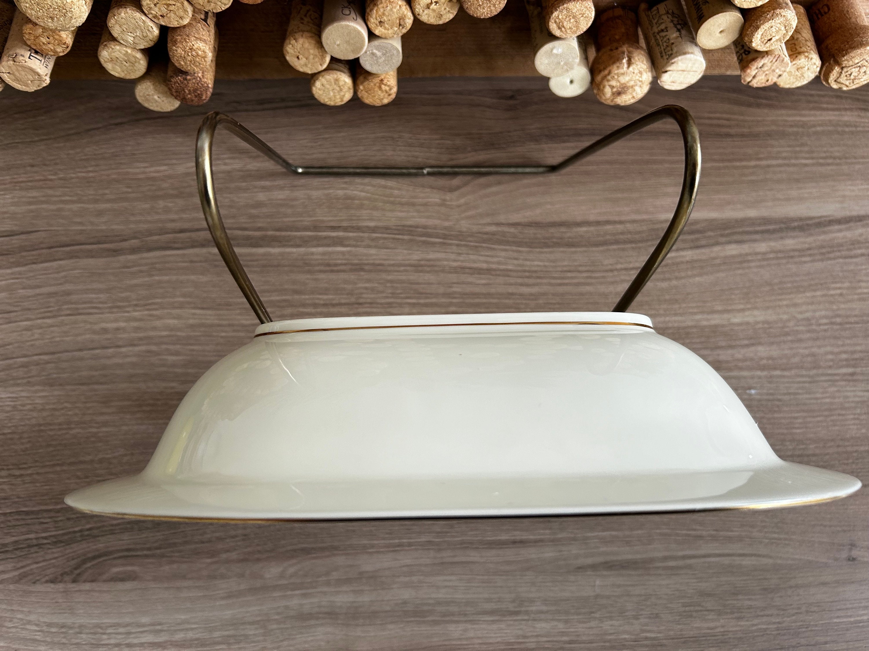 Deep Oval Serving Bowl Noritake Japan Bellefonte Bone China 9731 