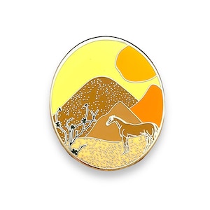 Mountain Horse Enamel Pin