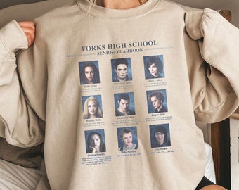 Forks High School Jahrbuch Shirt, Twilight Shirt, Edward Cullen Shirt, Twilight Sweatshirt, Twilight Saga Shirt, Unisex Kleidung