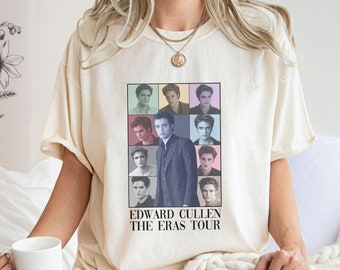 Edward Cullen Eras Tour Shirt, Robert Pattinson Eras Shirt, Twilight Shirt, Romantik Shirt, Vampir Shirt, Bücherwurm Shirt, Unisex Kleidung