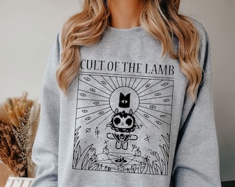 Shirt cultus van het lam, shirt videogame, T-shirt cultus van het lam, gotisch shirt, shirt videogame, cadeau gamer, unisex kleding