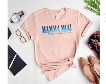 Camiseta Mamma Mia, Lá Vamos Nós de Novo, Camiseta Dancing Queen, Camiseta Donna And The Dynamos, Camiseta Romance, Camiseta Girl Power, Roupas Unissex