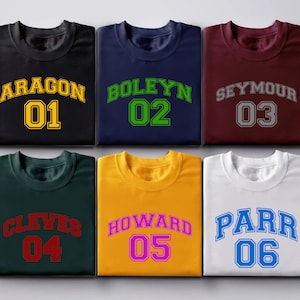 Six The Musical Custom Shirt, Six Six The Musical Wives Name Shirt, Broadway Shirt, Theater Shirt, British Musical Queen, Unisex Clothing