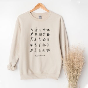 Maglietta con articoli di Phasmophobia, Pillole di Sanità, Maglietta con videogioco, Maglietta di Phasmophobia, Maglietta con gioco horror, Abbigliamento unisex