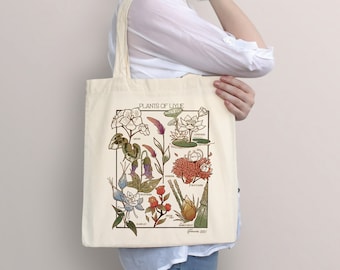Bolsa Tote Impact Flower, Genshin Merch, Bolsa Tote Genshin, Presente para Gamer, Anime Streetwear, Presente Gamer