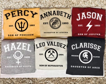 Custom Percy Jackson Shirt, Heros Of Olympus Shirt, Percy Jackson Gift,Camp Jupiter Shirt, Annabeth Shirt, Book Lover Shirt, Unisex Clothing