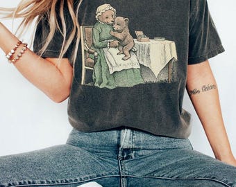 Little Bear Grandmother Bear Shirt, Else Holmelund Book Shirt, Lucy Emily, Mother Gift, Nostalgia Shirt, Childen Book Shirt, Gift For Her