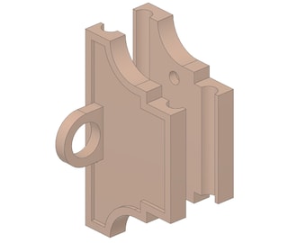 3D Model - Halloween PVC Gate Detail Plate