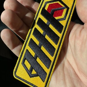 Black Spire Outpost inspired iron-on patch image 2