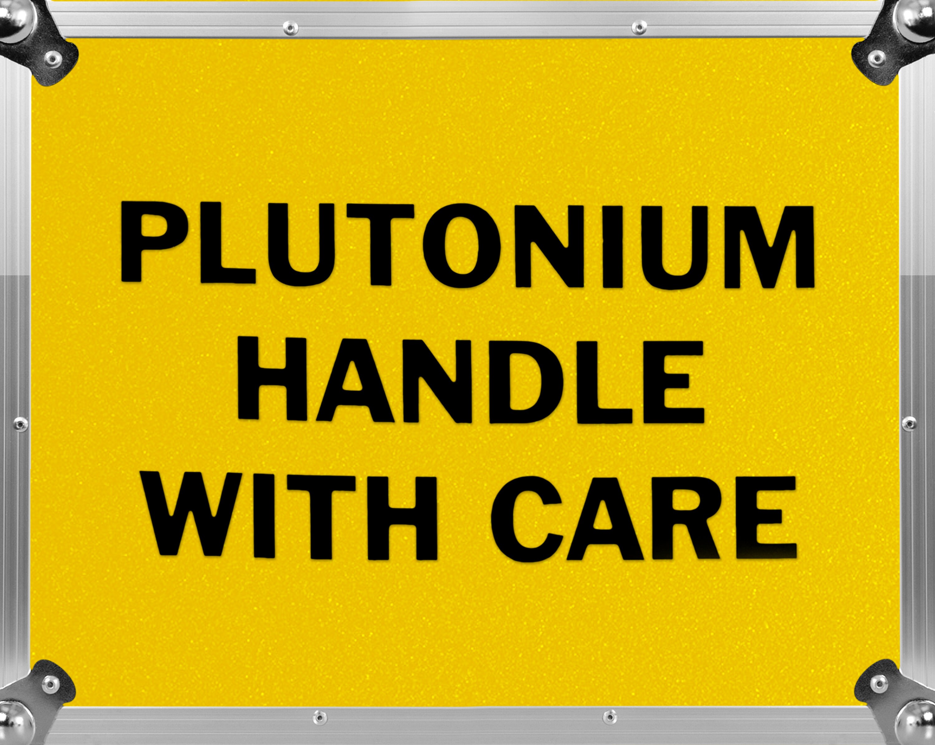 Back to the Future Plutonium Handle With Care Sticker Decal Etsy