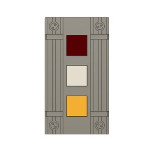 Star Wars Galaxy&#39;s Edge inspired panel 3D FILE