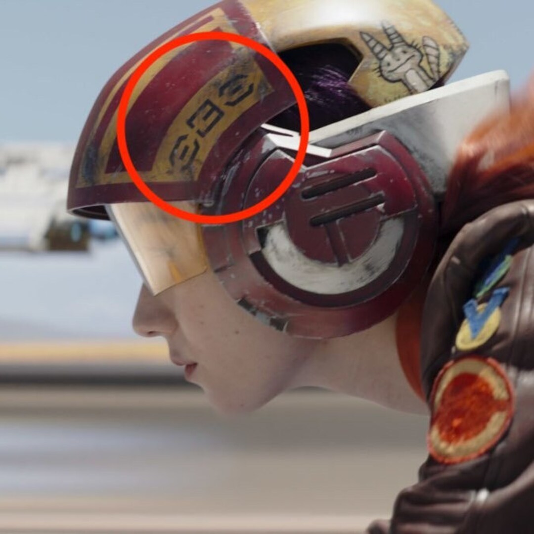 Sabine Wren Speeder Bike Helmet Sticker/decal From Ahsoka - Etsy
