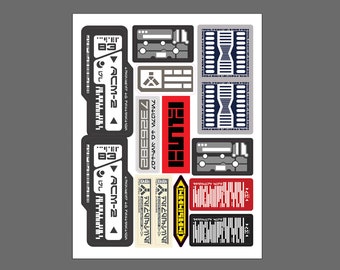 Star Wars Inspired Decals Sheet - Batch #3