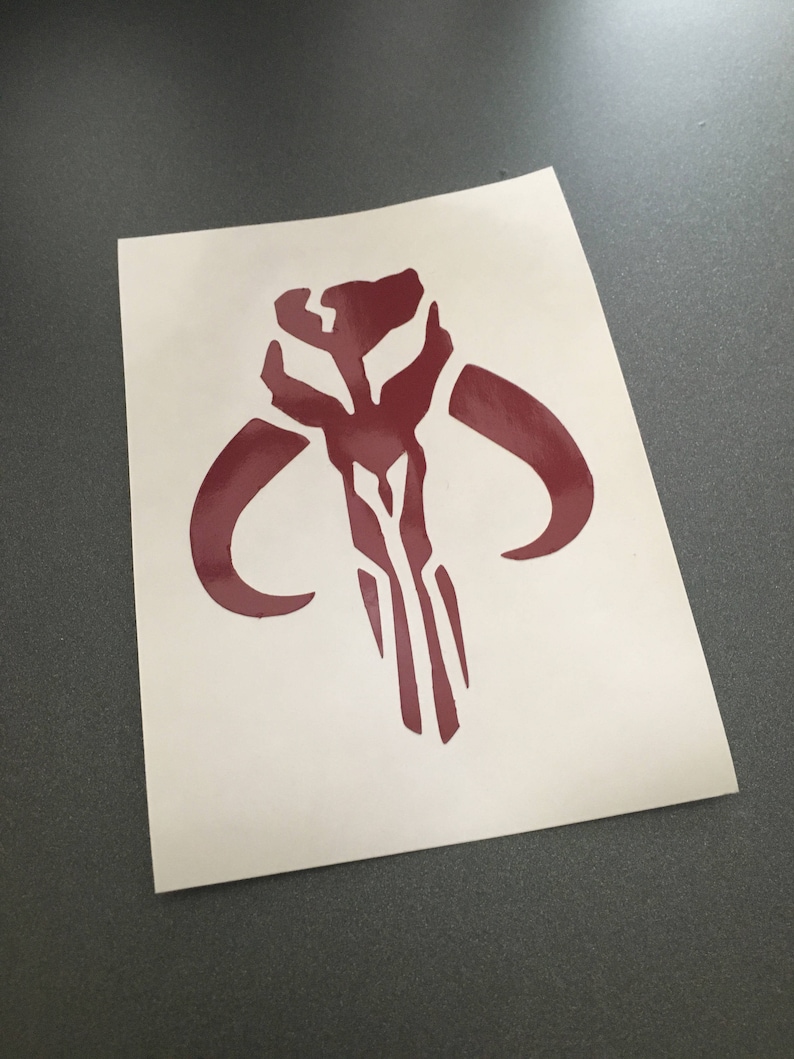 Star Wars Boba Fett Shoulder Armor Sticker/decal - Etsy Singapore
