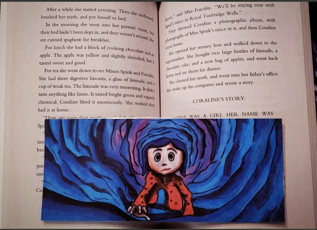 Coraline Laminated Bookmark 