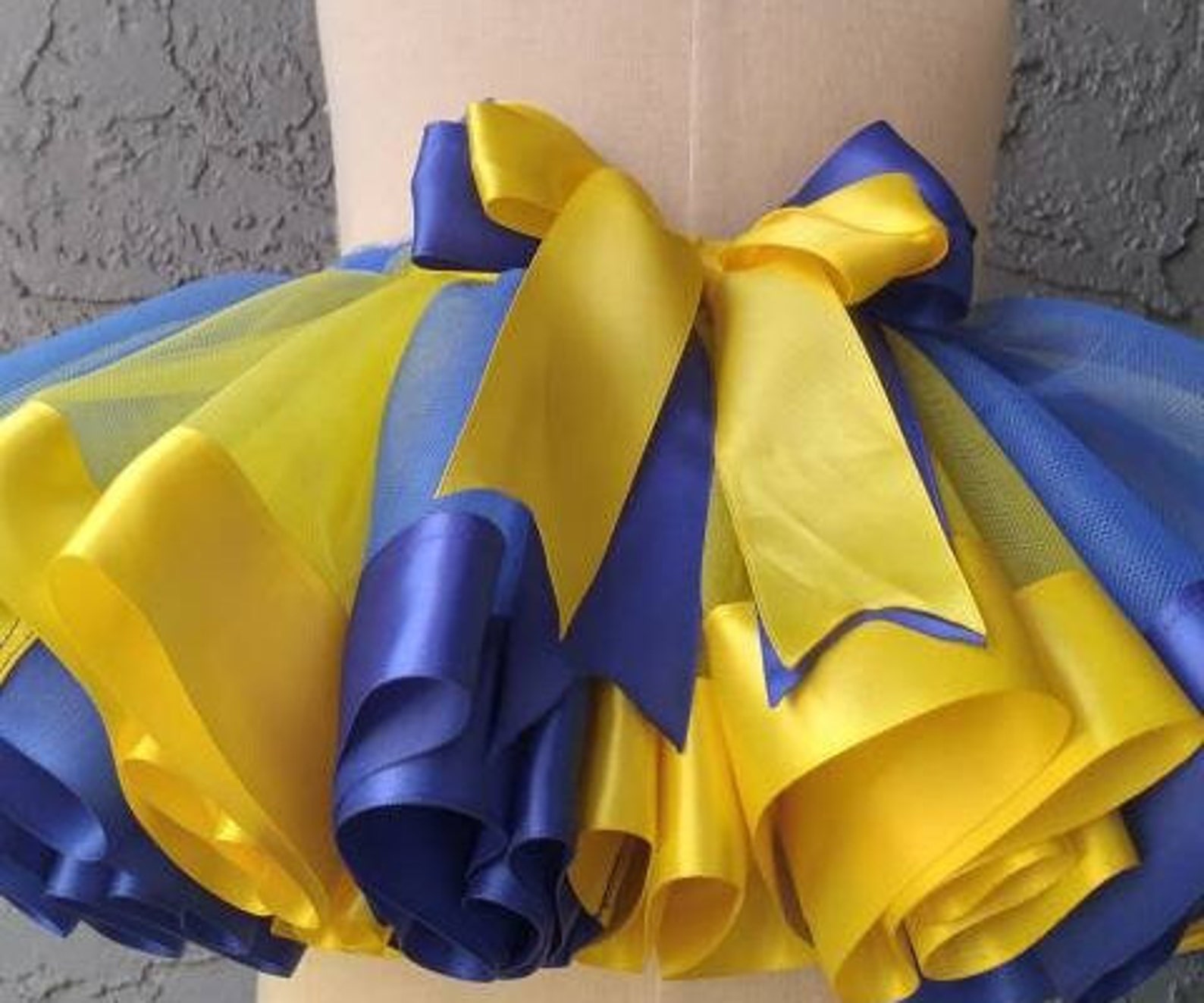 Blue and Yellow Tutu Skirt. Rainbow Tutu. Baby Girl Tutu - Etsy