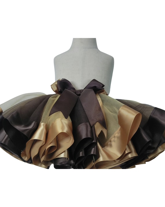 BROWN TULLE SKIRT, BABY BROWN TULLE SKIRT, BABY
