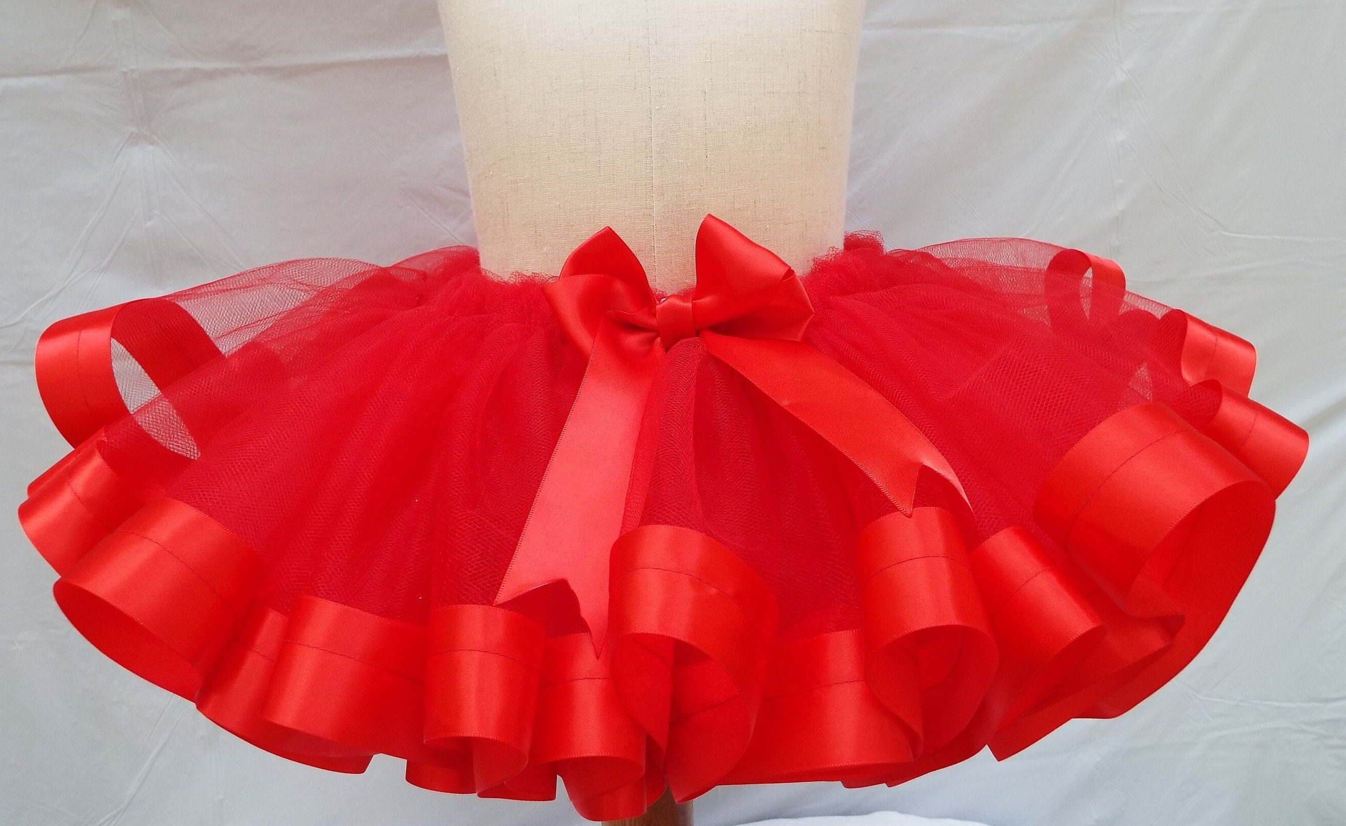 Competir mini Lingüística Falda tutú roja para niños pequeños. Tutú de niña. Vestido de - Etsy México